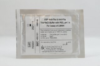 USP Tris-NaCl-PEG-6000 Buffer salts pH 7.4