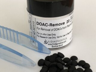 DOAC-Remove 50 - Removal of Direct Oral Anticoagulant from Plasma Samples