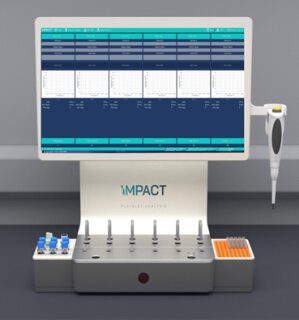 IMPACT Vollblut Impedanz Aggregometer f&uuml;r Pl&auml;ttchen Funktions Diagnostik