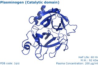 Plasminogen, human